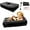 Black, variant on DouSeiAi Inflatable Bed with Hole 72x40x17 Inch, PVC Air Mattress for BBL Surgery Recovery, Camping, Traveling, Hiking, Guest Bed, Home Use, with Electric Pump, Black