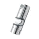 thumbnail image 4 of Bewildely Riel de ducha Tobogán Baño Ducha Cabezal de ducha Soporte de plástico ABS Rotación de 360 ​​grados, 18-25 mm Accesorios de baño Gris Bewildely HA5748-05B, 4 of 6