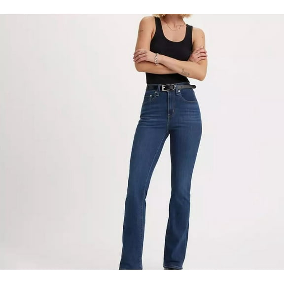 LEVI'S Women's Blue 725 High Rise Bootcut Women's Jeans, 28x32