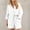 White, variant on TAGOLD Womens Two Piece Outfits Sets,Fashion Women Solid V-Neck Button Casual 3/4 SLeeve Top+ Short Pant Set
