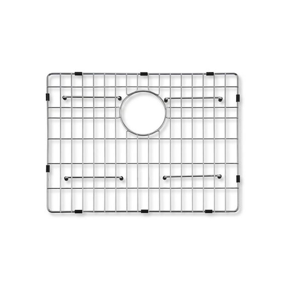 Homestock Artisanal Abode Stainless Steel Grid - 19 X 32 X 2 Inches, Vehicle Service Type Car, Rubber Feet Covers Included, Bathroom Sink Faucet Replacement Parts