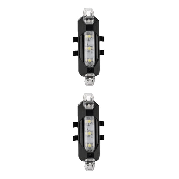 Luces traseras recargables Toystoory para bicicleta color Blanco 2Conjunto