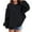 Black, variant on Boys Sweatshirts,Hooded Sweatshirt Solid Color Long Sleeve Pullover Casual Soft for Children,Kids Sweatshirts,White,9-10 Years
