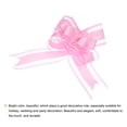 thumbnail image 4 of Uxcell 10pcs 9 Inch Extra Large Pull Bow Gift Wrapping Big Organza Bows Ribbon Pink for Wedding Baskets Presents, 4 of 6