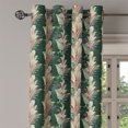 thumbnail image 3 of Ambesonne Garden Art Grommet Curtain, Art Colorful Palm Leaves, 50"x72", Hunter Green Multicolor, 3 of 5