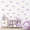 Purple, variant on 60PCS Pink Bow Wall Stickers, Watercolor Coquette Bowtie Decals, Light Pink Bow Knot Peel and Stick Vinyl Wall Decor for Girls Bedroom, Nursery, Baby Room, Kindergarten, Dorm