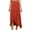 Red, variant on Nlife Women Ruffle Wrap Skirt Tie High Waist Boho Flowy High Low Hem Asymmetrical Midi Beach Skirt