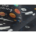thumbnail image 2 of Ambesonne Saying Quilted Coverlet 2 Pcs, Outer Space Star Cluster, Twin Size, Multicolor, 2 of 3