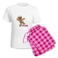 thumbnail image 5 of CafePress - Oh Snap Gingerbread Cookie Women's Light Pajamas - Women's Short Sleeve Print T-Shirt and Pants Light Cotton Pajama Set, 5 of 7