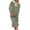 001 Army Green, variant on Womens Striped T-Shirts Dresses Casual Long Sleeve V Neck Loose Fit Split Knit Maxi Dress