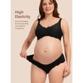 thumbnail image 5 of HBlife 5-Pack Maternity Underwear Women's Seamless Wave Edge Panties No Show Bikini Under Bump, 5 of 7