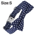thumbnail image 2 of Lionet Paws Collar para perros y gatos con pajarita, suave y cómodo, collar ajustable para pajarita, 2 of 5