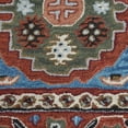 thumbnail image 5 of Rugsotic Carpets Hand Tufted Wool Eco-Friendly Area Rugs - 4'x6', Rectangle, Light Blue Red, Modern Contemporary Design, High Pile Handmade Anti Skid Rugs for Living Room, Bed Room (K00S15), 5 of 10