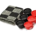 thumbnail image 3 of Juego De Damas Gigantes 3 En 1, Tablero De Juego Tic Tac Toe Para Adultos Y Niños Con 24 Piezas De Damas, Juegos De Interior Y Exterior Para La Familia Y La Fiesta sonducket HA035773-00, 3 of 6