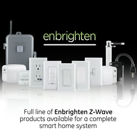 GE - Z-Wave Plus Wireless Smart In-Wall Dimmer Switch - White
