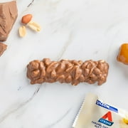 Atkins Snack Bar, Caramel Chocolate Nut Roll, 7g of Protein, Keto Friendly, 8 Count