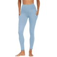 thumbnail image 4 of Babcutegg Womens Yoga Pants Quick Dry Gym Pants Lightweight Soild Color High Waist Sport Clothes for Women Light Blue Size M, 4 of 9