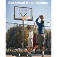 thumbnail image 5 of Cofiyard 44-Inch Portable Basketball Hoop with Extra Sandbag, Adjustable Basketball Goal System 10 ft Height Shatterproof Backboard Indoor Outdoor, 5 of 7