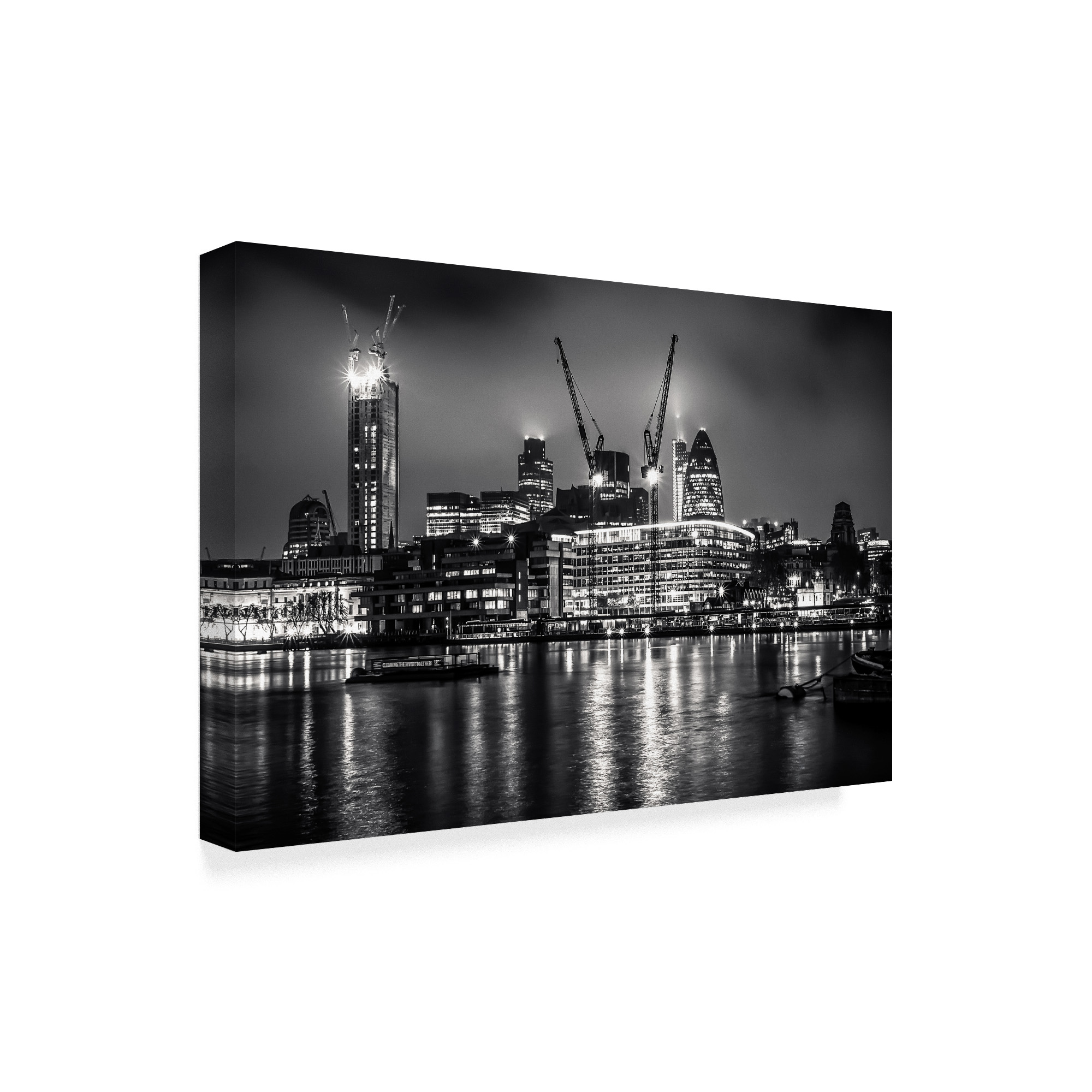 Trademark Fine Art 'Industrial Cityscape' Canvas Art by Giuseppe Torre