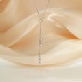 thumbnail image 6 of Bead Bolo Tie Pendant Necklace Silver Clavicle Chain Choker Simple Cool Necklace for Women Daily Wear And Gifting, 6 of 7