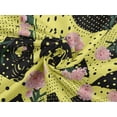 thumbnail image 6 of oneOone Rayon Yellow Fabric Geometric & Rose Floral Fabric For Sewing Printed Craft Fabric By The Yard 56 Inch Wide, 6 of 6