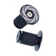 thumbnail image 1 of 2 piezas de tapones de extremo de barra de bicicleta de aluminio duraderos , Patrón de remolino negro Sharpla Tapones de extremo de barra de manillar, 1 of 8