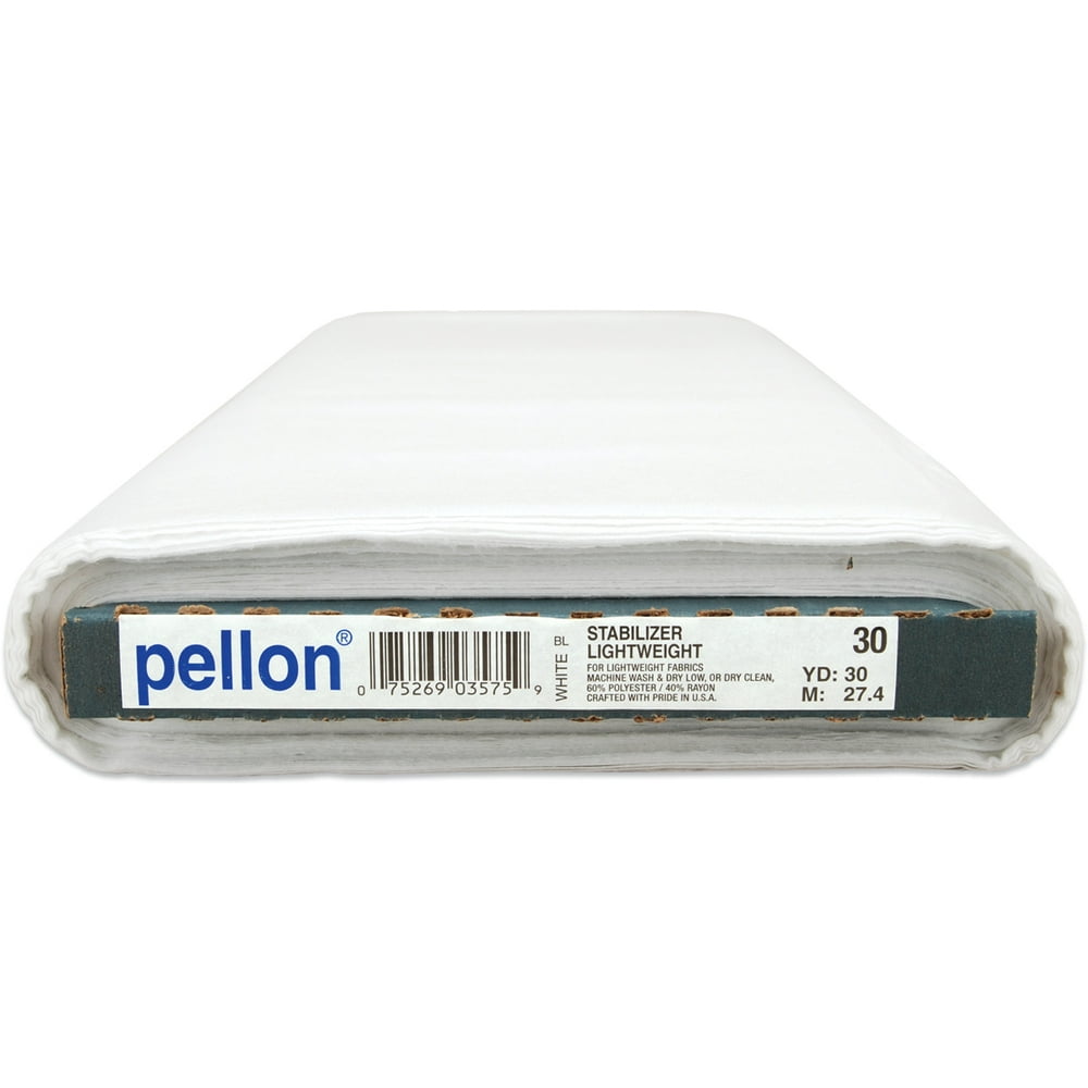 Pellon 30 Sewin Fabric Stabilizer White 20" x 30 Yards by the Bolt
