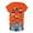 Orange, variant on LUOGENLI Female T-shirts for Womens Festive Women's Print Short Sleeve Round Neck T Shirt Womens T-shirts Graphic Tees St. Patrick's Day Orange XL