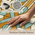 thumbnail image 6 of ODIKA 2'x3' Washable Doormat Non-Slip, Low Pile Geometric Symmetrical Showcasing Kaleidoscope Hallway Abstract for Entryway, Kitchen, Laundry Room, 6 of 7