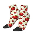 thumbnail image 2 of Bingfone Fruit Apples Design Patterned Men'S Women'S Casual Cotton Socks, 2 of 9