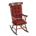 thumbnail image 1 of The Gripper Non-Slip Omega Jumbo Rocking Chair Cushions Set, Seat and SeatBack Pads, 1, Flame Red, 1 of 5