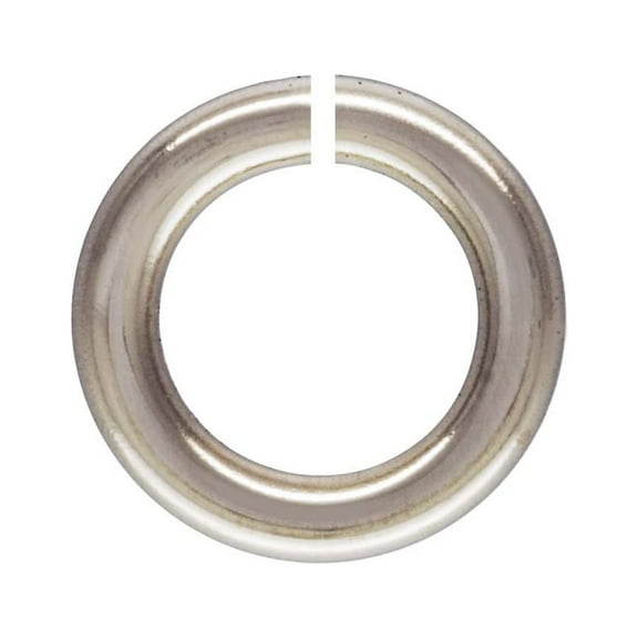 4mm 14k White Gold Jump Ring