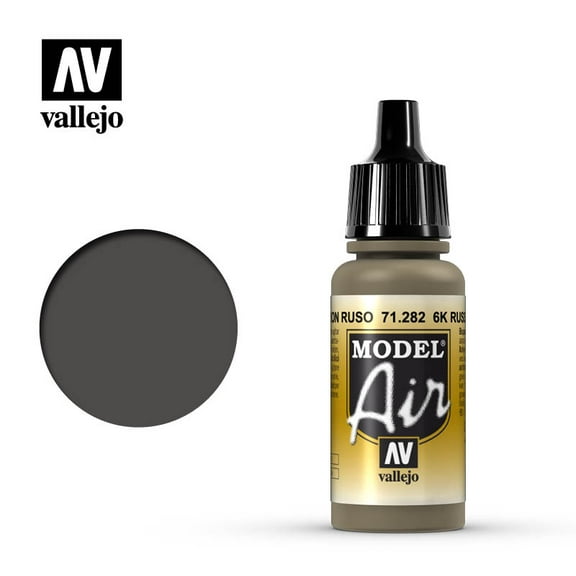Vallejo 71282 Model Air 6K Russian Brown Acrylic Paint 17ml