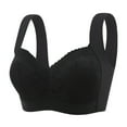 thumbnail image 4 of Sngxgn Women's S uper Soft Wireless Lightly Lined Comfort Bra(Black,40), 4 of 4