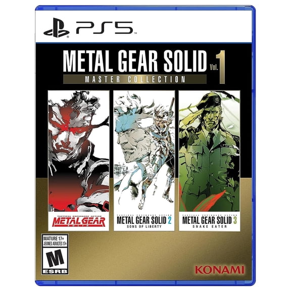 Metal Gear Solid: Master Collection Vol. 1 para PlayStation 5 PlayStation Metal/Gear/Fisico