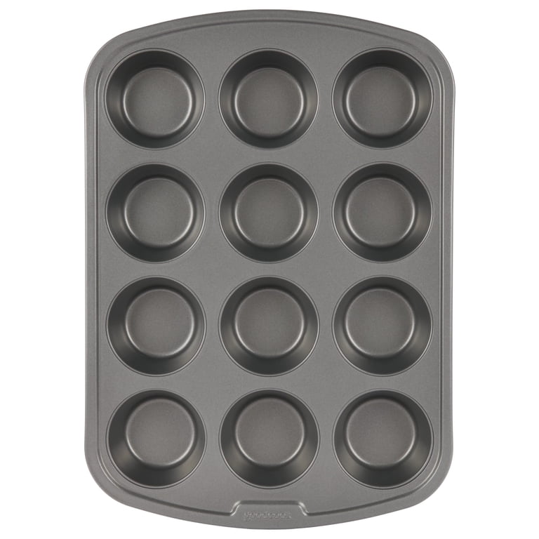 GoodCook Everyday 12-Cup Muffin Pan, Nonstick Steel photo 1