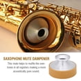 thumbnail image 2 of Aluminum Alloy Mute Dampener for Soprano Saxophone Practice Noise Remove Music Instrument Part, 2 of 8