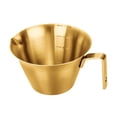 thumbnail image 4 of Jarras medidoras de café,Taza medidora de café expreso cocina de acero inoxidable,Taza de café expreso con asa Jarra para espuma,Cafetera de 100 ml Herramienta para medir salsas,Tazas de, 4 of 9