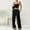 Black, variant on iHPH7 Wide Leg Pants Woman, Palazzo Pants for Women, Linen Pants Women, Wide Leg Linen Pants for Women, Gauze Pants, Black L