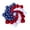 B-45CM/17.7IN, variant on Patriotic Wreath 4th of July Wreath Patriotic Wreaths for Front Door 4th of July Wreaths for Front Door Patriotic Wreath for Front Door Fourth of Julys Wreath and Veterans Day Decor