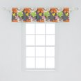 thumbnail image 2 of Ambesonne Fall Window Valance, Simplistic Autumnal Leaves, 42" x 12", Multicolor, 2 of 3