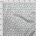 thumbnail image 2 of oneOone Cotton Poplin Fabric Triangle Block Print Fabric By Yard 56 Inch Wide, 2 of 4