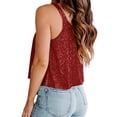 thumbnail image 2 of Womens Tank Tops Summer Casual Sleeveless Top T-Shirt, 2 of 2