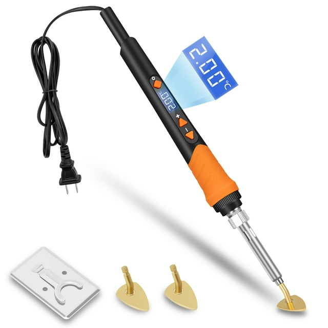 Mini Iron K KERNOWO para manualidades, 120 W con temperatura ajustable (naranja)