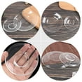 thumbnail image 5 of 4pcs Clear Glass Snack Plate, Restaurant Dessert Plate, Tea Table Decoration Tea Bag Holder. 3 Inch, 5 of 6