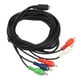 thumbnail image 4 of Mini Cable AV DIN de 10 pines de repuesto, Cable de conexión AV DIN de 10 pines a 5 RCA, rojo, verde, azul y rojo blanco para televisores, 4 of 8