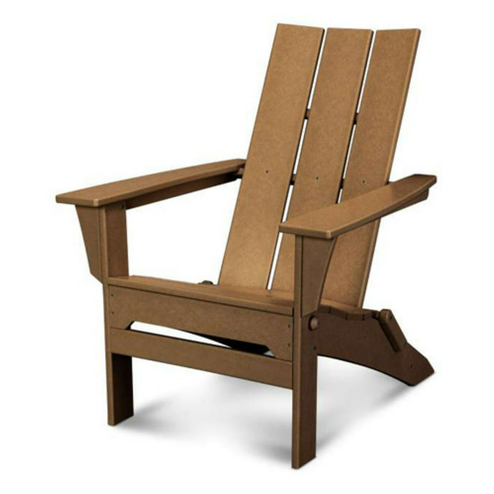 POLYWOOD® Modern Folding Adirondack Chair - Walmart.com - Walmart.com