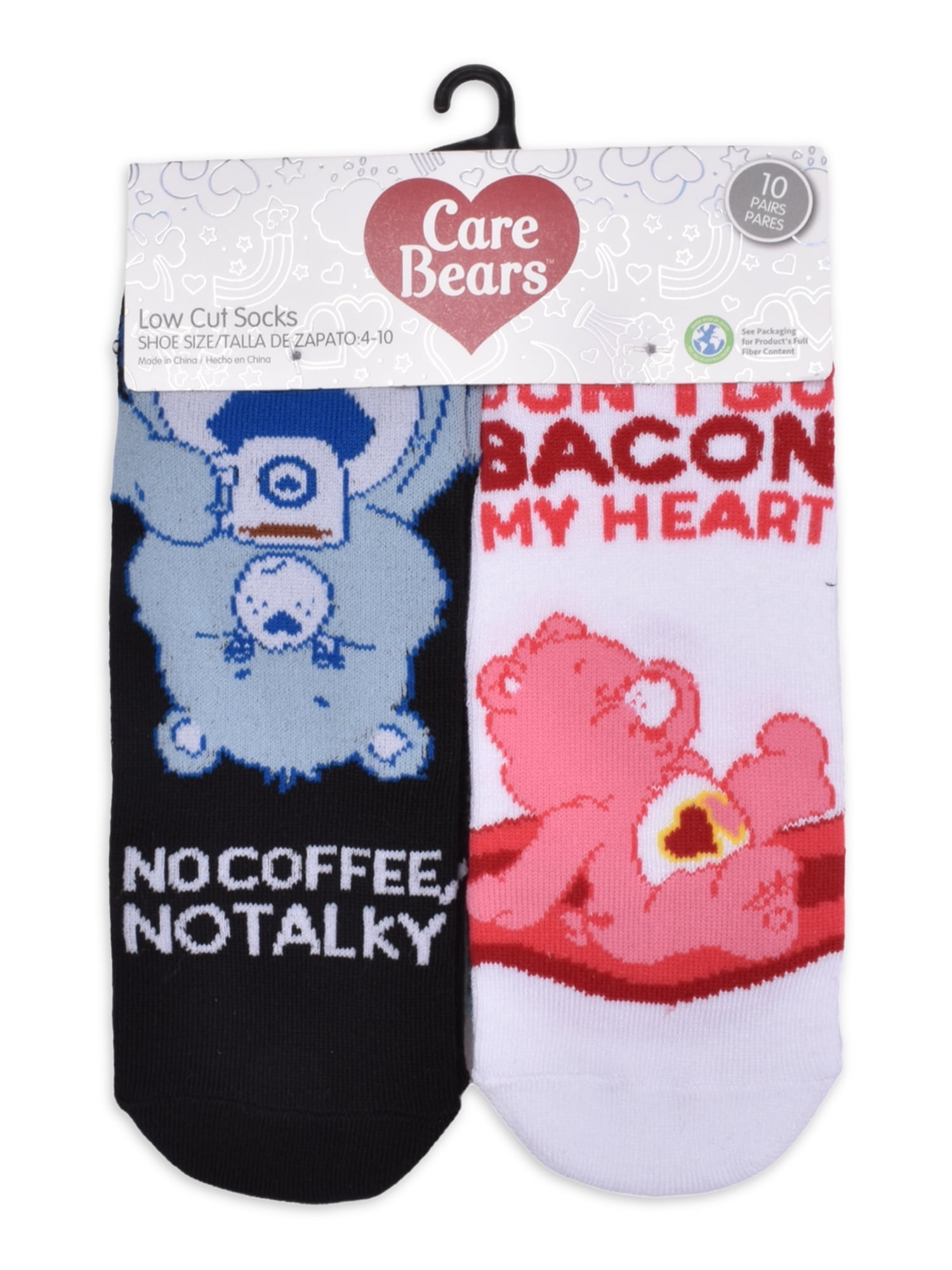 Womens 10-Pack Low-Cut Socks, Sock Size 9-11