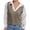 Dark Gray, variant on Women V-Neck Sweater Pullover Cable Knit Vest Solid Color Sleeveless Vest Pullover