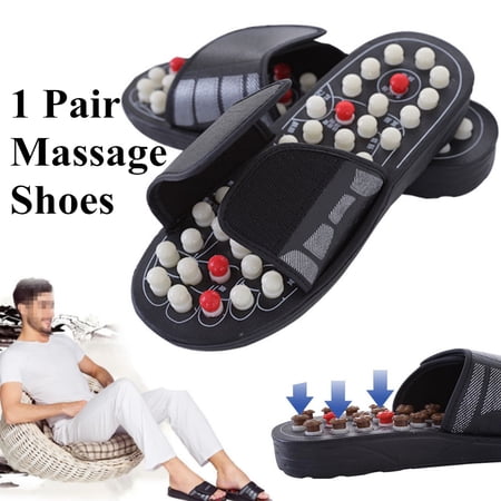1 Pair Reflexology Sandals Massager Slipper Acupressure Foot Acupuncture Shoes